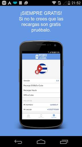 Recargas GRATIS a Cuba 6 تصوير الشاشة