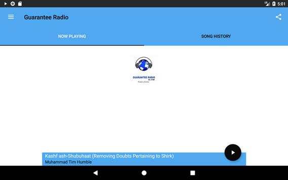 Guarantee Radio 5 تصوير الشاشة