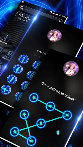 Cool Black Launcher Theme скриншот 4