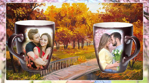 Coffee Cup Dual Photo Frame screenshot 2