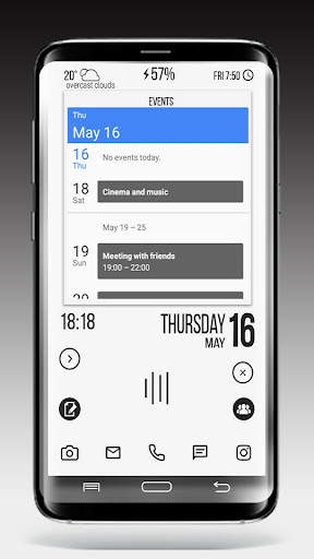 Black&White theme for Total Launcher screenshot 7
