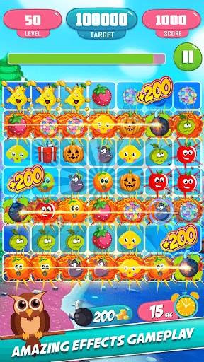 Fruit Candy Forest Match3 Game screenshot 6