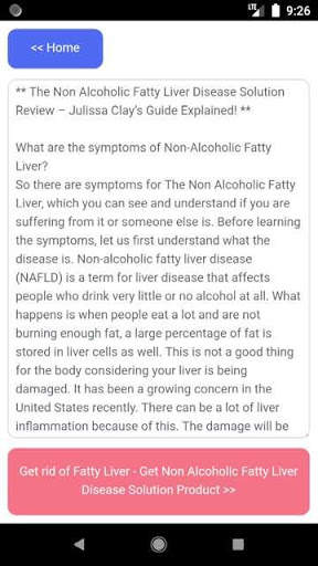 Fatty Liver Exercise Treatment Diet Free App screenshot 6