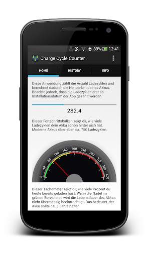 Charge Cycle Battery Stats screenshot 1