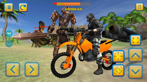Motorbike Beach Fighter 3D screenshot 4