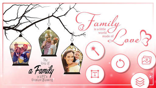 Family Photo Frames Editor screenshot 1