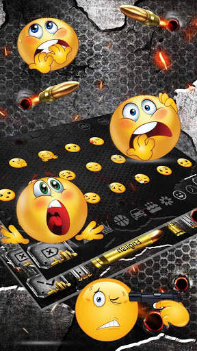 Cool Gunnery Bullet Keyboard screenshot 3