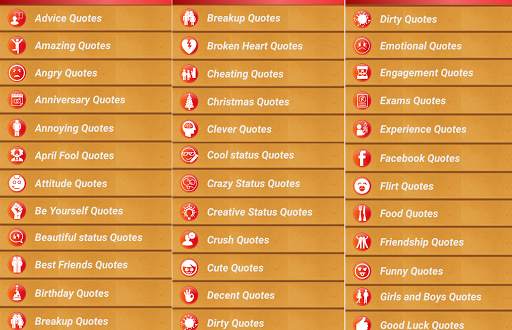 All Status Messages & Quotes screenshot 9
