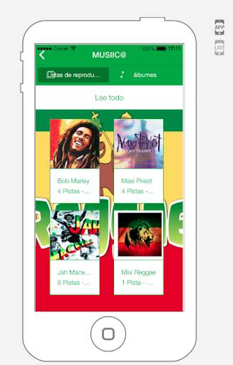 Radio Reggae. Reggae music. Reggae Radio Músic app screenshot 6