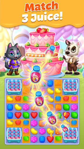 Pet Candy Puzzle-Match 3 games screenshot 2
