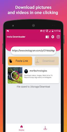 Video Downloader for Instagram & Save photos screenshot 1