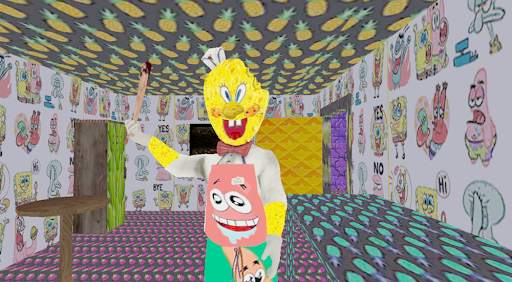 Granny Ice Scream Sponge: The scary Game Mod screenshot 2