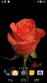 Red Rose Live Wallpaper screenshot 1