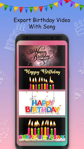 Birthday Song With Name and Video Maker With Song screenshot 2