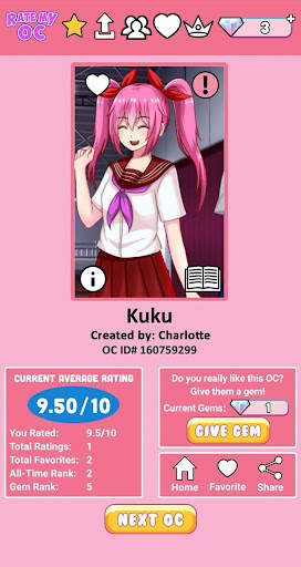 Rate My OC screenshot 4