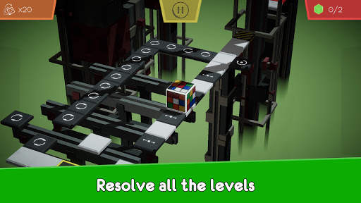 CubiX Fragment - 3D Cube Puzzle Game screenshot 2