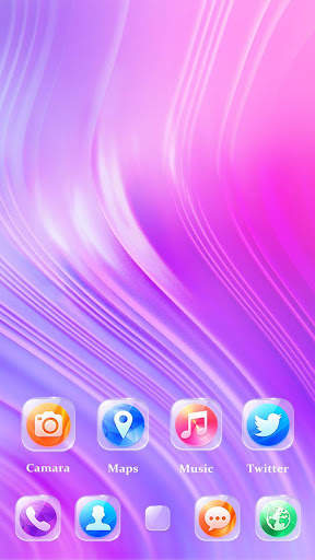 Glass Go Launcher Theme screenshot 3