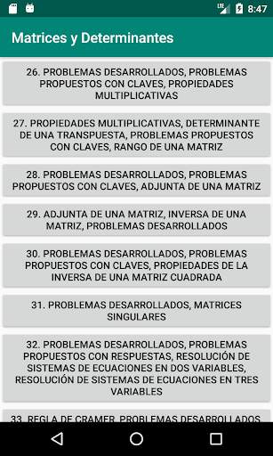 Matrices y Determinantes screenshot 4