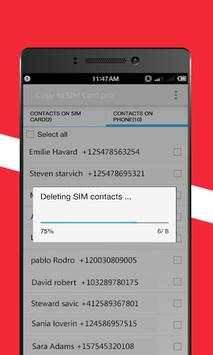 copy to SIM Card screenshot 3