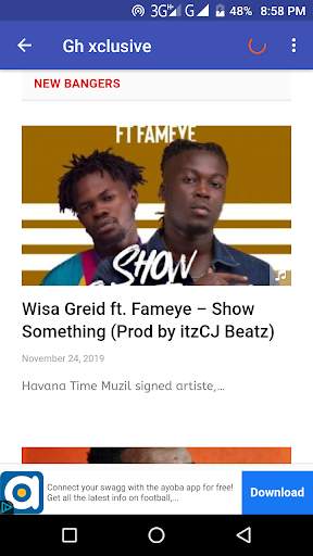 Latest Ghana Music 2 تصوير الشاشة
