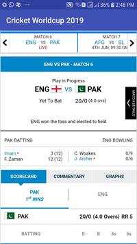 Cricket Worldcup 2019 screenshot 2