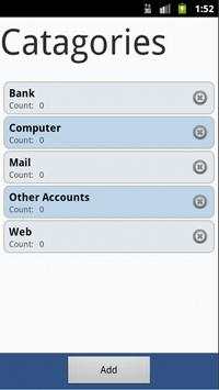 PasswordManager Lite screenshot 3