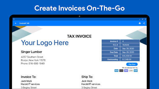 Bill and Invoice Maker by Moon screenshot 28