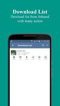 Downloader For 4Shared screenshot 3