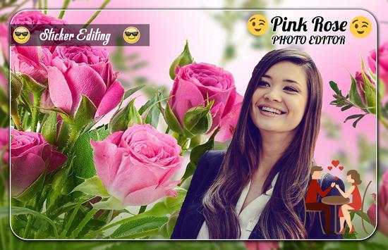 Pink Rose Photo Editor screenshot 4