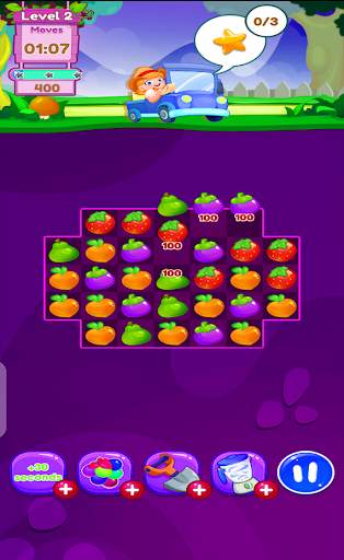 Candy Fruit Blast Game: Match 3 Fruit Link Puzzle screenshot 2