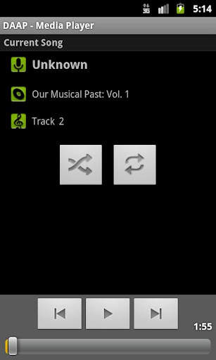 DAAP Media Player screenshot 1