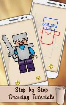 Draw Lego Minecraft Figures screenshot 5