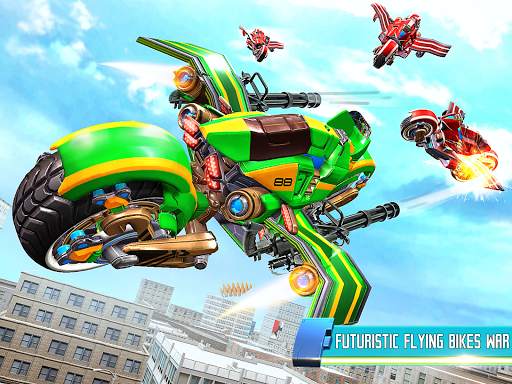 Modern Bus Robot Transform Bike Robot Games screenshot 7