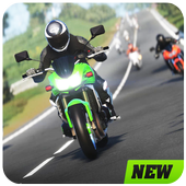 Traffic Moto: Race Highway Rider Simulator Game 3D icon