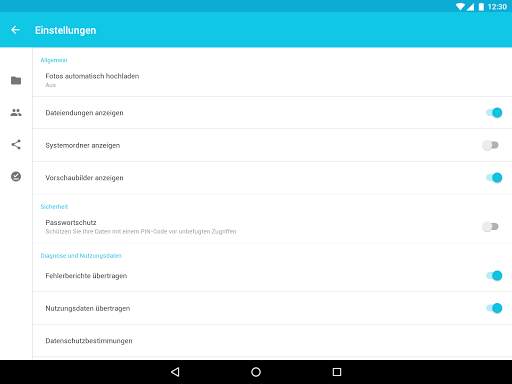 IONOS HiDrive screenshot 12