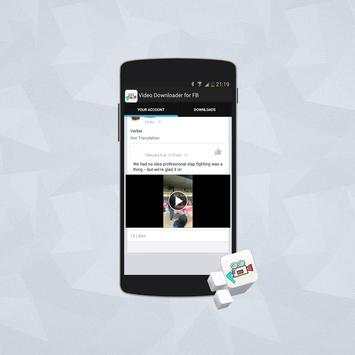 Video Downloader For FB скриншот 3