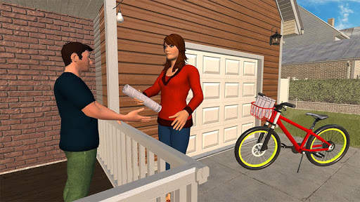 Virtual Mom Paper Girl - Family Simulator New Game screenshot 3