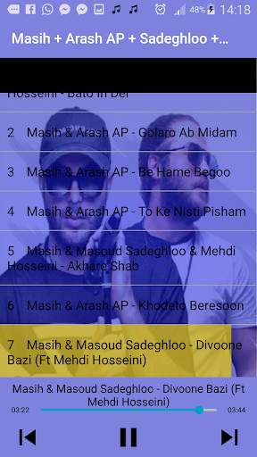 جديد اهنك مسيح اراش اب  - Masih Arash AP New Music screenshot 4