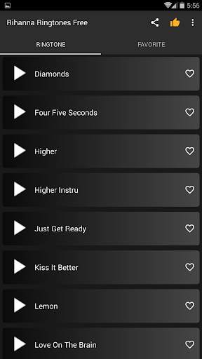 Rihanna ringtones free screenshot 2