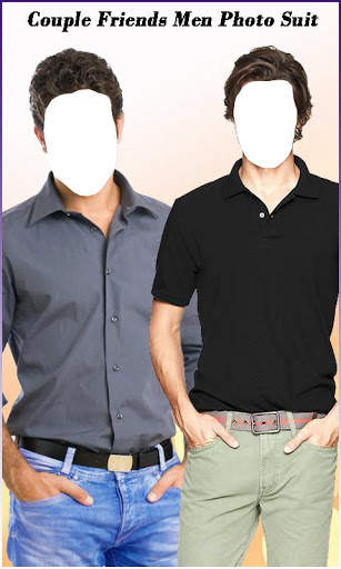 Couple Friends Men Photo Suit screenshot 5