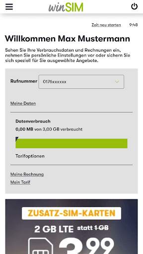 winSIM  Servicewelt скриншот 1