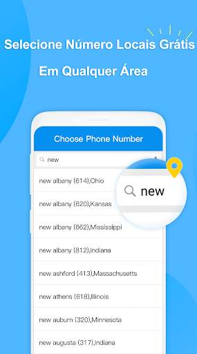 Número de telefone dos EUA screenshot 2
