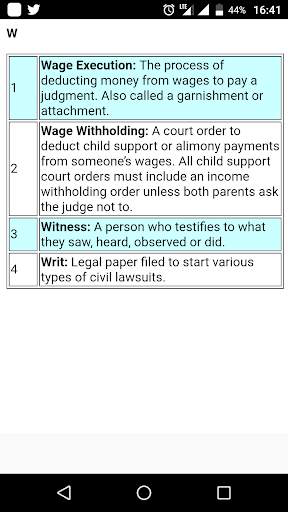 Legal Terms скриншот 3