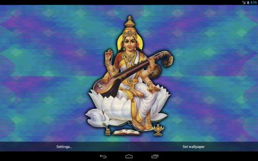 Maa Saraswati Live Wallpaper screenshot 8