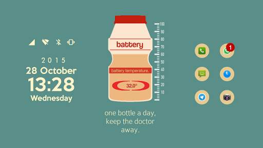 Probiotic theme Total Launcher screenshot 4