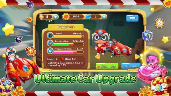 Happy Superman - Car Transform Racing screenshot 2