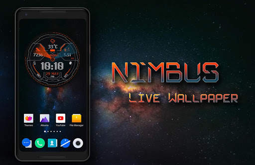 Nimbus Watch Face & Clock Live Wallpaper screenshot 7