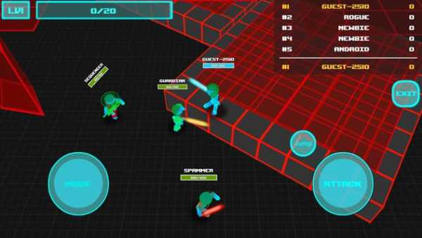 Stickman Multiplayer: Neon Warriors io screenshot 3