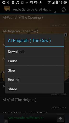 Audio Quran by Ali Al Huthaify screenshot 2