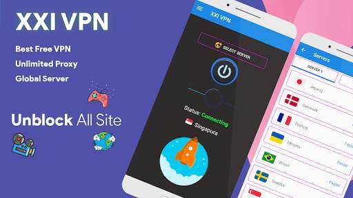 XXI VPN - Super Fast Proxy Master Unlimited screenshot 1